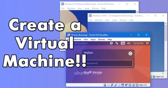 create a virtual machine in windows 10