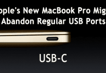 Apple's New MacBook Pro Might Abandon Regular USB Ports