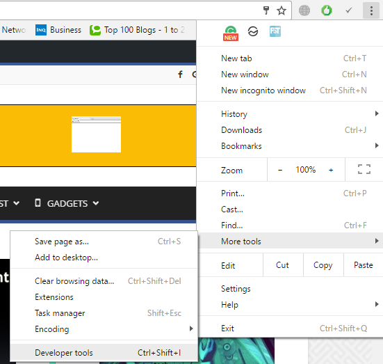 Do You Know Google Chrome Had A Hidden Menu Beside Reload Button  - 82