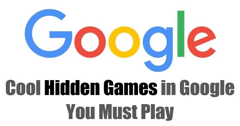 10 Cool Hidden Games in Google You Must Play in 2022 - 87