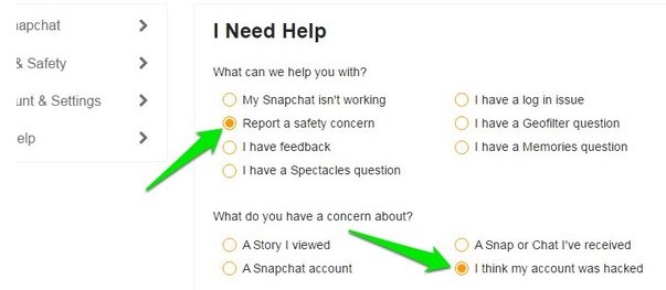 Identify and Recover Hacked Snapchat Account
