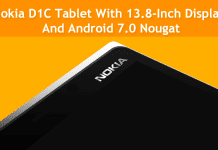 Nokia D1C Might Be A 13.8-Inch Android 7.0 Tablet