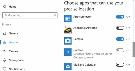 Properly Change App Permissions on Windows 10