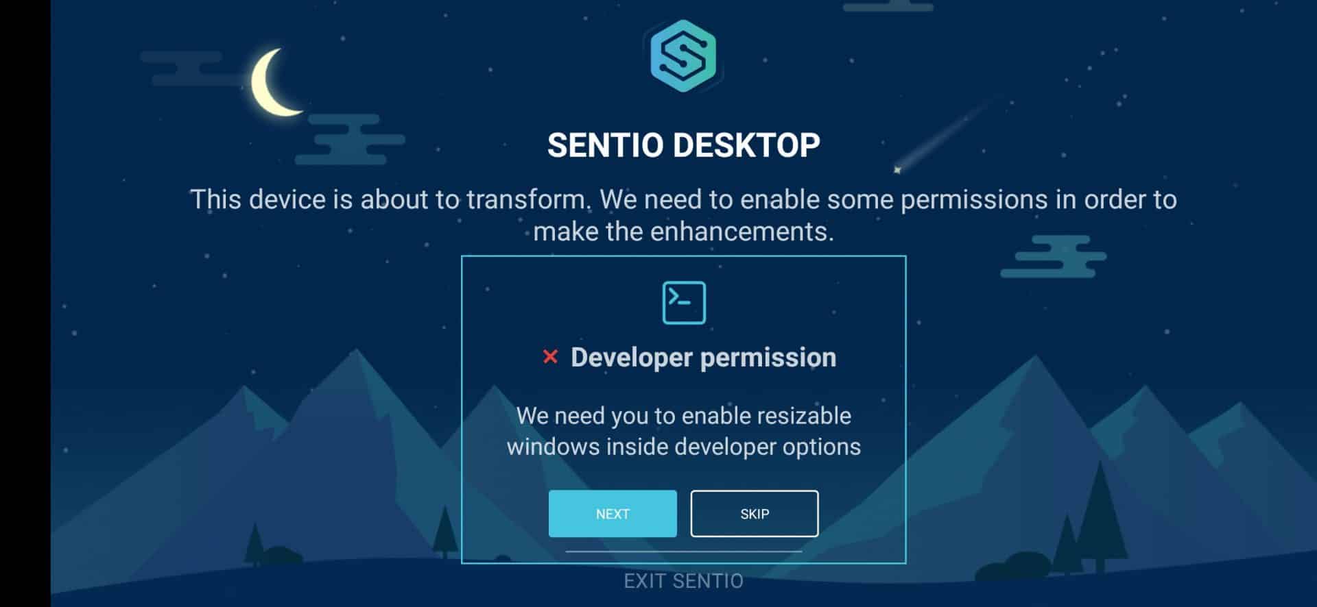 Using Sentio Desktop