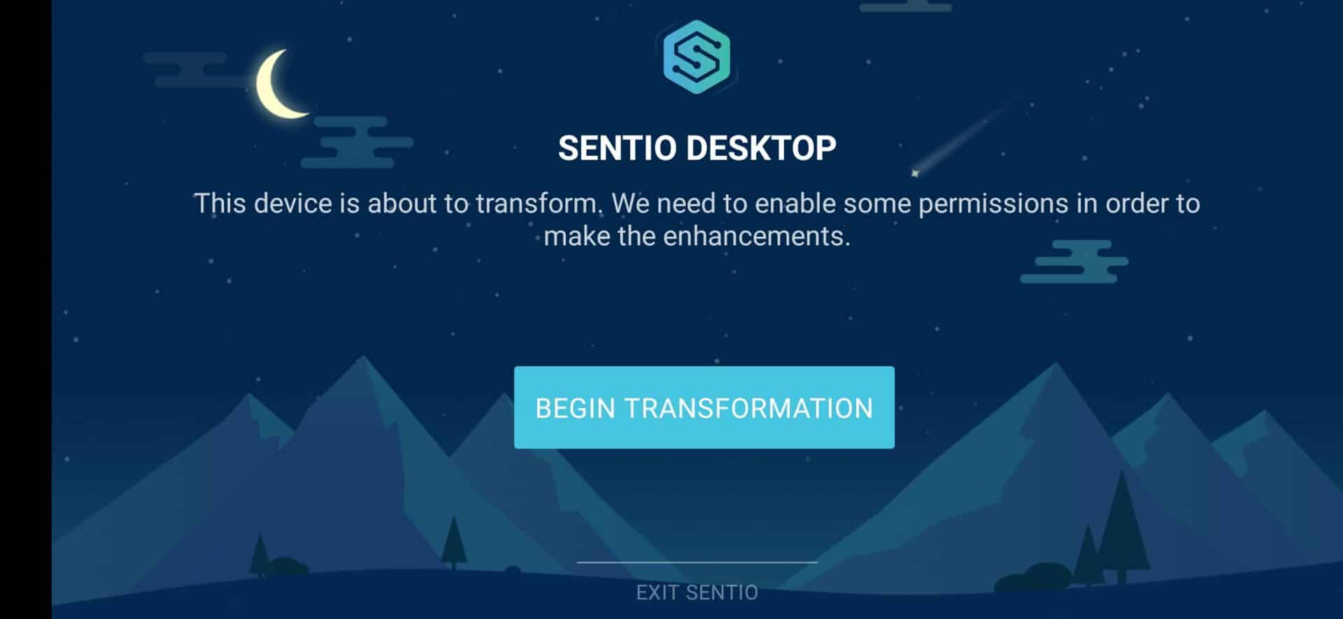 Using Sentio Desktop