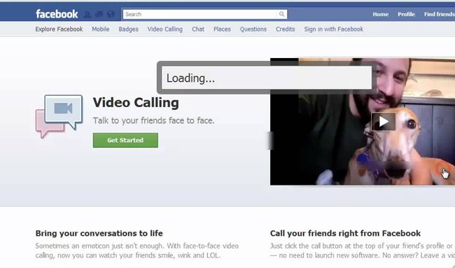 Facebook Video Chat