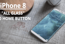 Apple's iPhone 8 To Be "All Glass", No Home Button