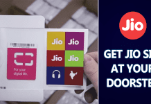 Reliance Jio Announces 4G SIM Home Delivery Services