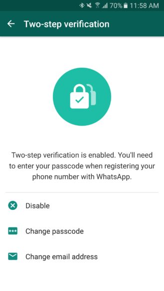 WhatsApp Brings Two Step Verification On Android  How To Enable - 46