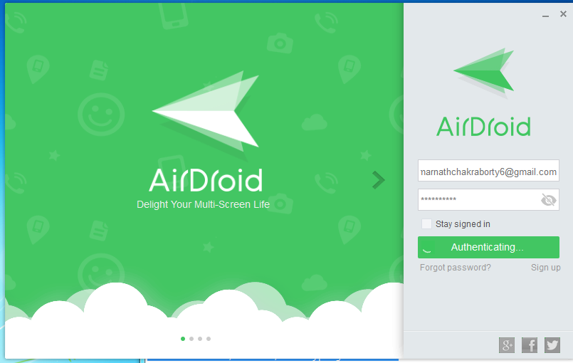 Using Airdroid