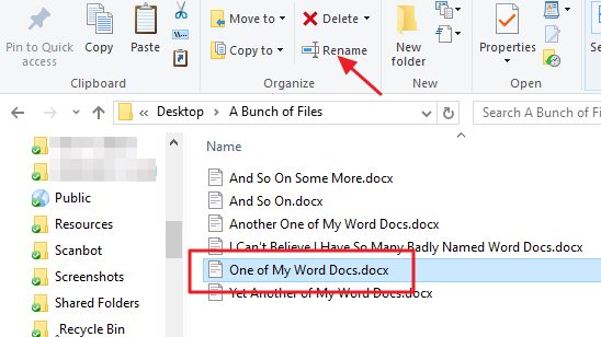 batch file rename multiple files