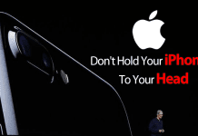 Don't Hold Your iPhone 7 To Your Head, Says Apple