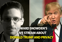 Edward Snowden Will Discuss About "Donald Trump and Privacy" Today