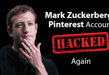 Facebook CEO Mark Zuckerberg's Pinterest Account Hacked Again