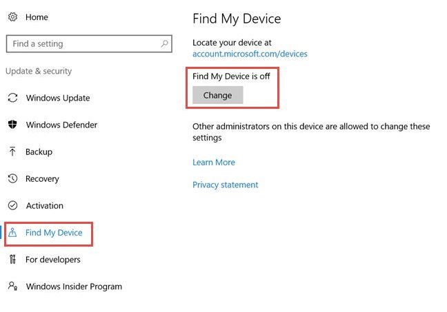  Find Your Lost or Stolen Windows 10 Devices