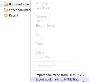 How to Import or Export Bookmarks in Google Chrome
