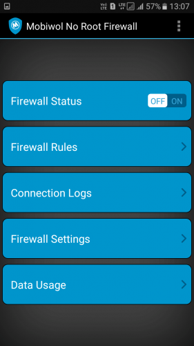 turn on the Firewall Status