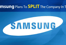 Samsung Plans To Split The Company In Two