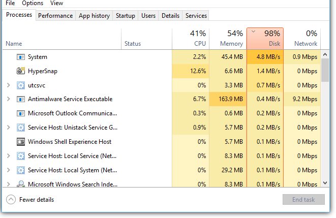 příznaky malwarové infekce ve vašem počítači se systémem Windows