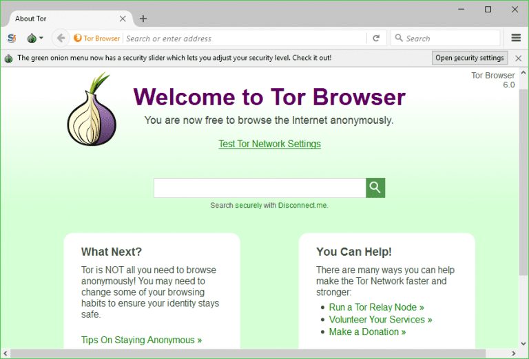 Using TOR Browser