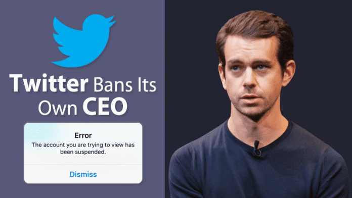 Twitter Bans Its Own Chief Executive Jack Dorsey's Account