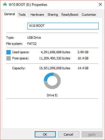 Check To Ensure The USB Drive Isn't Full