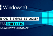 Hack Windows 10 PC By Holding "SHIFT+F10" During Upgrade