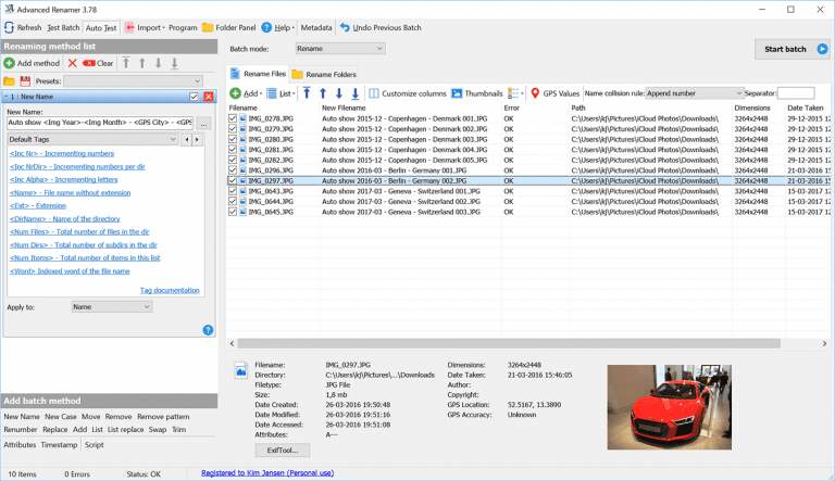 batch file rename windows 10 tool