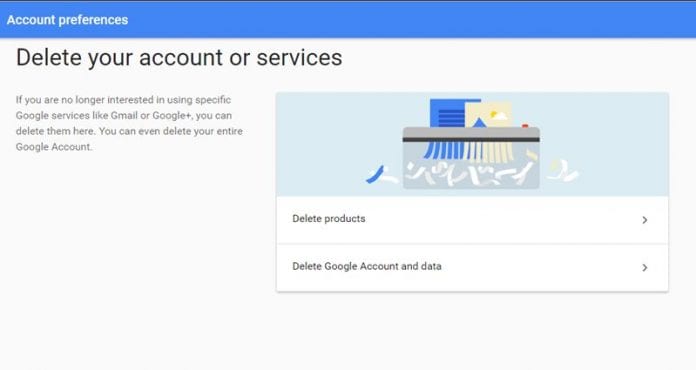 Smažte YouTube, Google+ a Gmail ze svého účtu Google jedním tahem