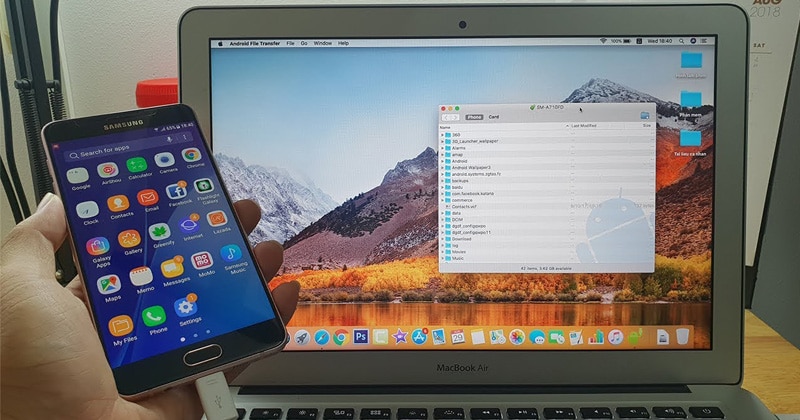 how to transfer from samsung to mac