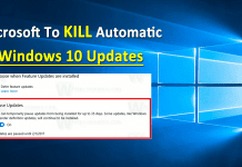 Finally Microsoft To Kill Automatic Windows 10 Updates