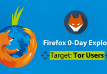 Firefox Zero-Day Flaw To Expose Tor Users