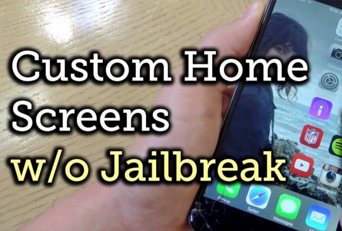 Jak přizpůsobit domovskou obrazovku iPhone bez útěku z vězení