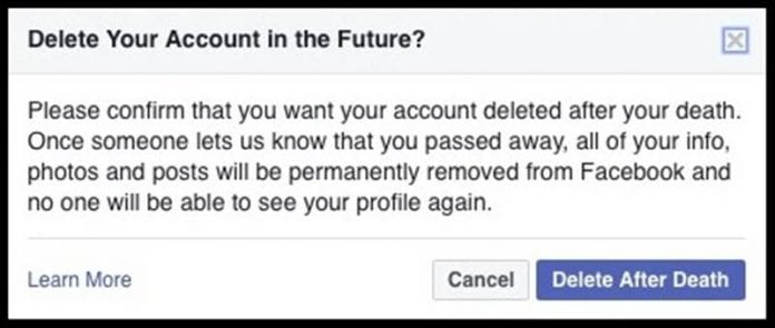 How to Set Your Facebook Account to Delete or Memorialize You Upon Your Death