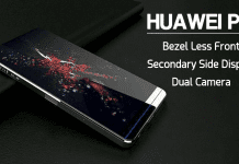 Huawei P10 To Feature Bezel-less Front & Secondary Display On the Side