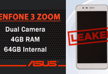 Leaked Images Of Asus ZenFone 3 Zoom Showcase An iPhone 7 Plus-like Dual Camera Setup