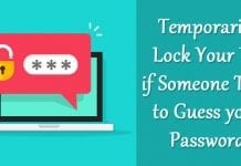 How to Temporarily Lock Your PC if Someone Tries to Guess Password