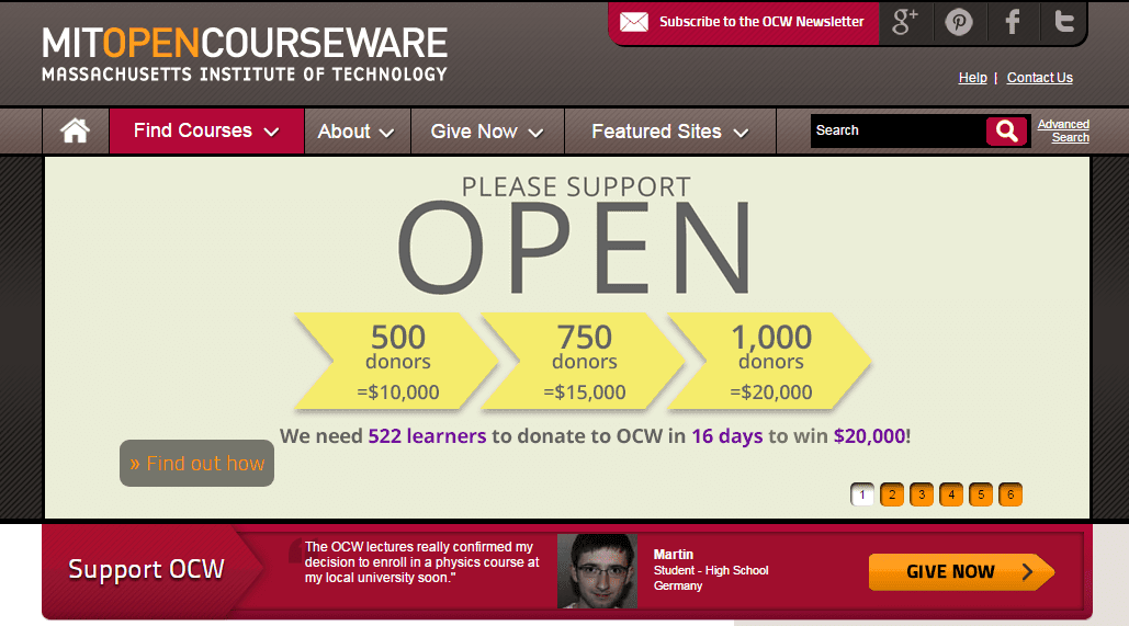 MIT Open Courseware