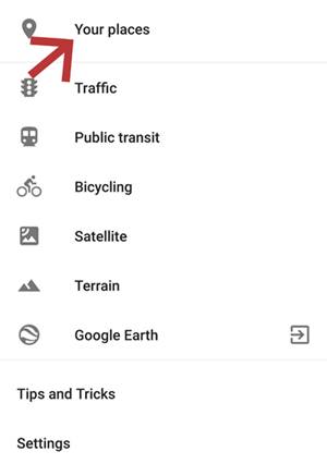 Odebrat Místa z Map Google a Chytrých karet Google