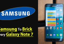 Samsung To Brick Remaining Galaxy Note 7s