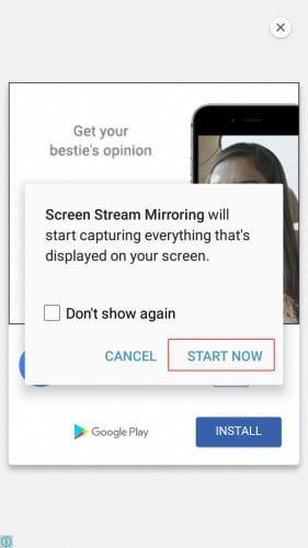 Using Screen Stream Mirroring Free