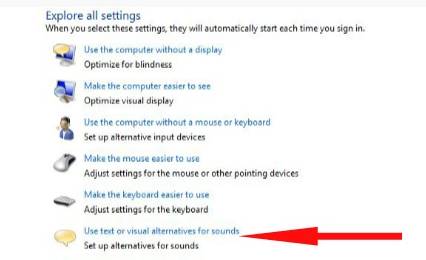  Turn On Visual Desktop Notifications in Windows