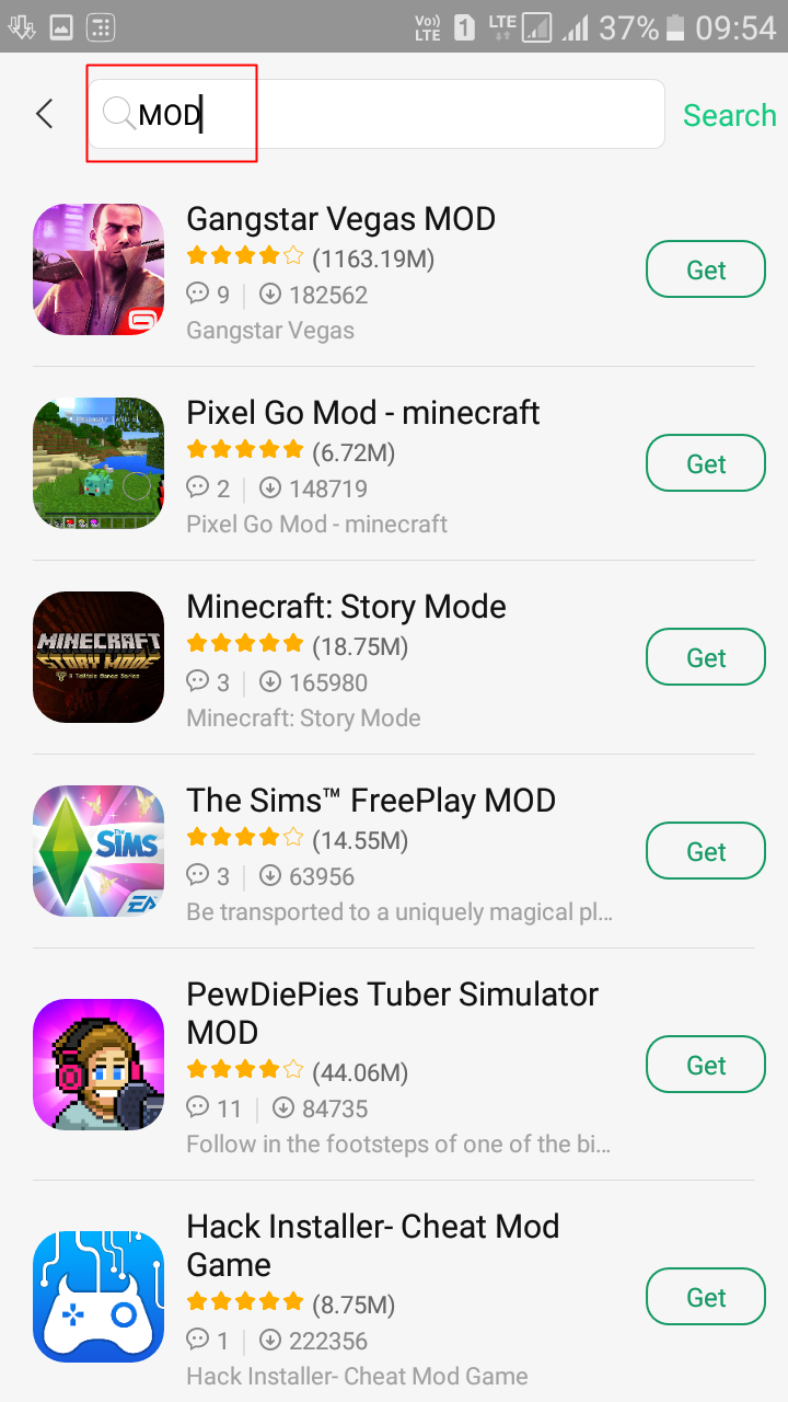 download android modded games