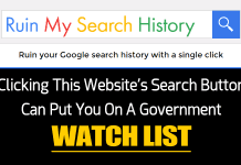 Clicking This Search Button Can Put You On A Govt. Watch List
