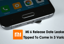 Xiaomi Mi 6 Release Date Leaked, Tipped To Come In 3 Variants