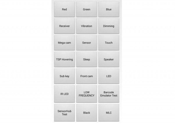 Check the Hardware Functions (Samsung)