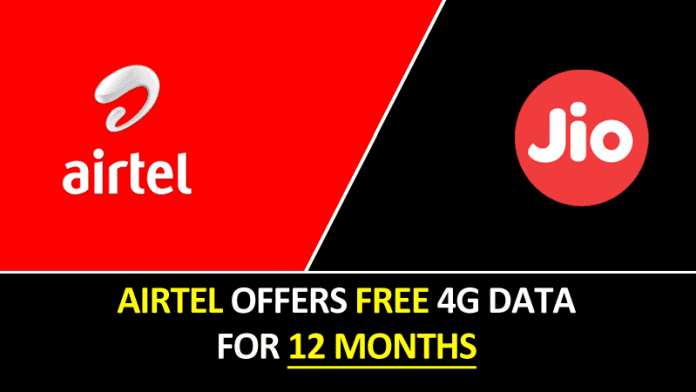 Forget Jio!! Airtel Offers Free 4G Data For 12 Months