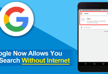 Google Now Allows You To Search Without Internet
