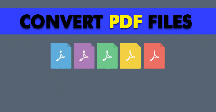Here's How You Can Convert The PDF Files