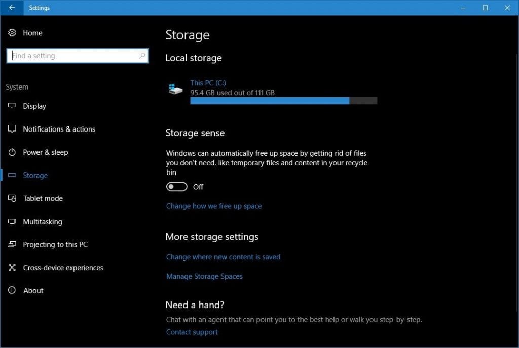 Now Windows 10 Will Automatically Delete Your Files To Free Disk Space - 50